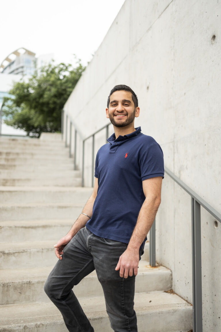 Example of men's photoshoot for dating app in Austin